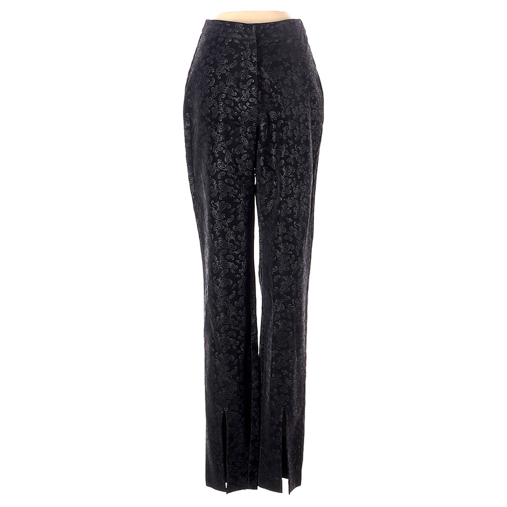 NA-KD Faux Leather Embossed Front Split Pants